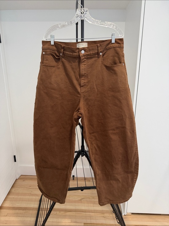 Everlane Denim - EVERLANE - The way-high curve Jean, size 32R, chocolate brown
